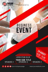 Event Advert Examples Business Idea Template | PosterMyWall