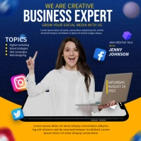 Business Expert 方形(1:1) template