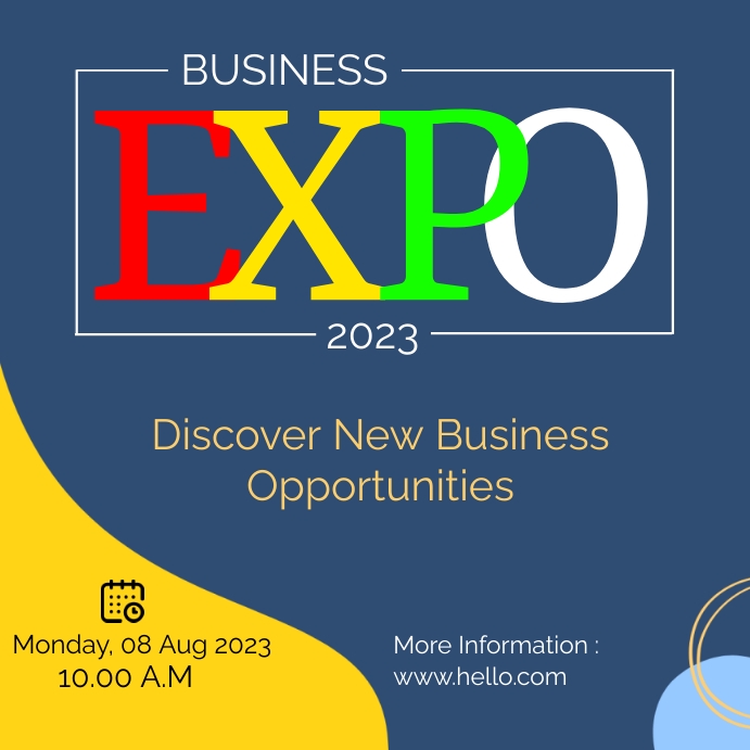 Business Expo 2023 Template PosterMyWall