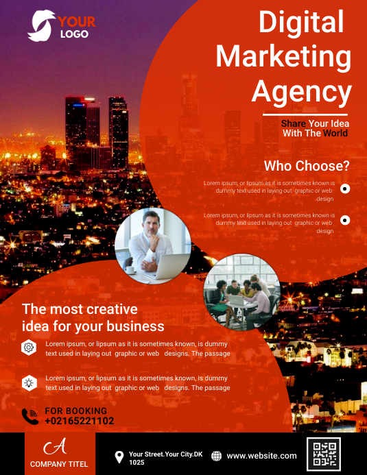 Digital Marketing Agency Flyers Template | PosterMyWall