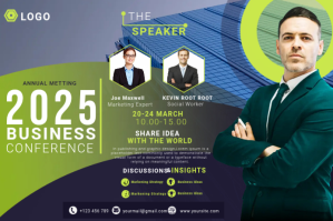 business flyer template Label