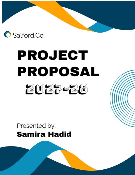 Business flyers project proposal or School Template | PosterMyWall