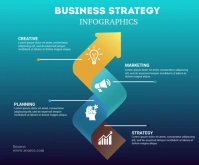 Business Graphs Templates Medium Rectangle