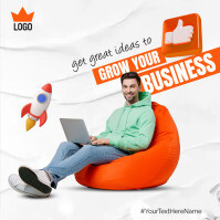 Business Growth Template Instagram na Post