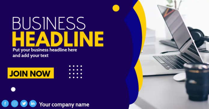 Business Headline Poster Template | PosterMyWall