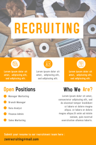 We Are Hiring Flyer Template Postermywall