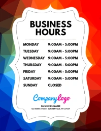 Business Hours Flyer