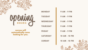 White Business Hours Template Blog Header