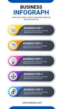 Business Infographics Template Instagram Story