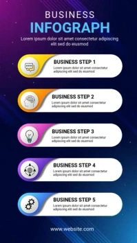 Business Infographics Template Instagram Story