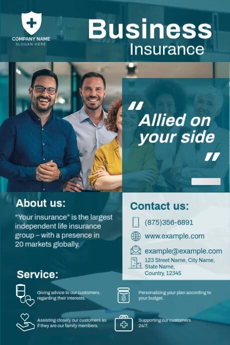 Copy of Business Insurance | PosterMyWall
