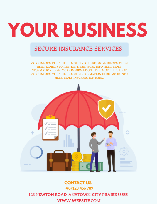 BUSINESS INSURANCE Template PosterMyWall