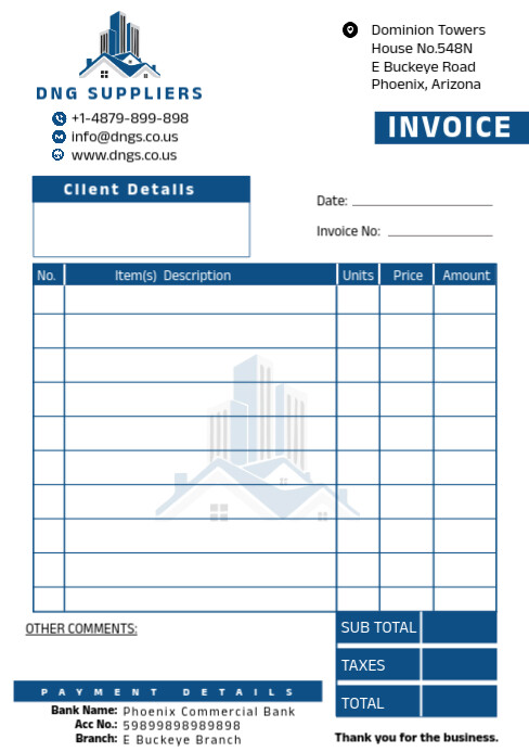 Business Invoice Receipt Cash sale template | PosterMyWall