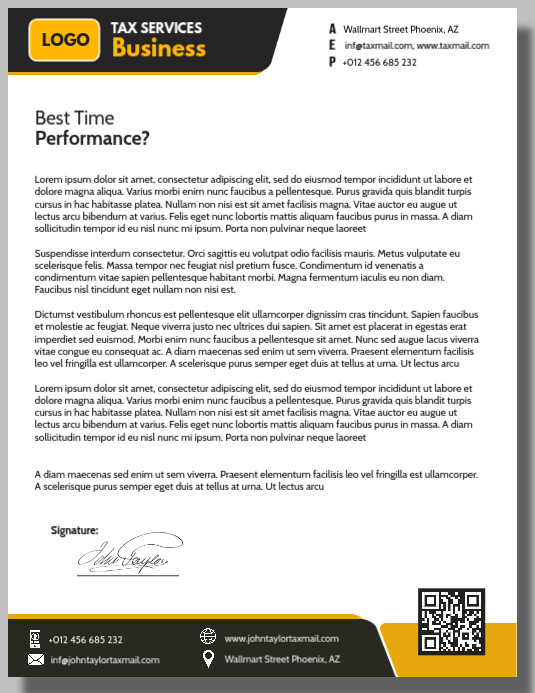 Free-Business-Letterhead-Template Free business letterhead template
