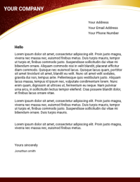 Business Letterhead Template Flyer (US Letter)