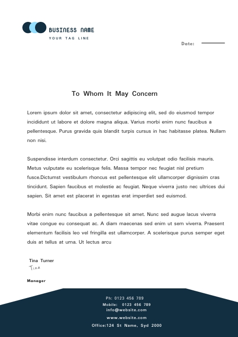 15 Free Printable Business Letterhead Templates