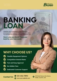 Business Loan Advertising A4 template