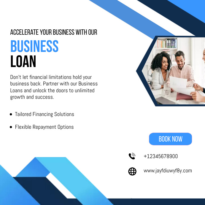 business loan Template PosterMyWall