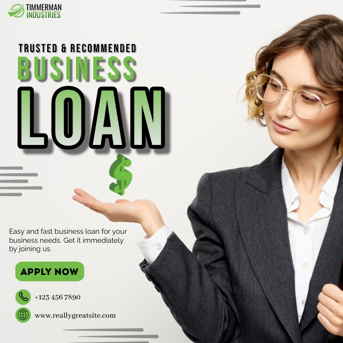 Business Loan Template PosterMyWall Business Loan Template PosterMyWall