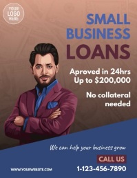 Business Loans Flyer Template | PosterMyWall