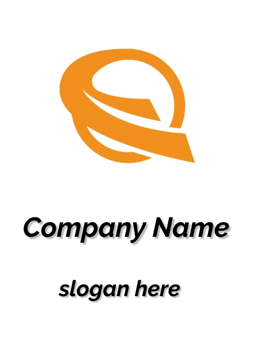 Business logo, company logo icon Flyer (US Letter) template