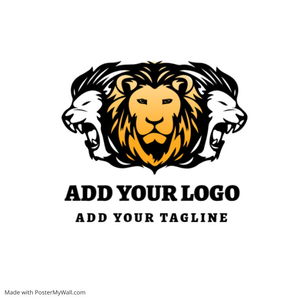 BUSINESS LOGO/COMPANY LOGO/LION LOGO Template | PosterMyWall