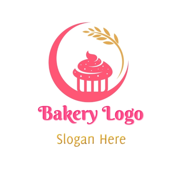 pastel pink bakery and cakes nice logo design for... Business Logo Template | PosterMyWall
