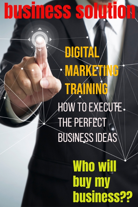 Business magazine (6) Plakat template