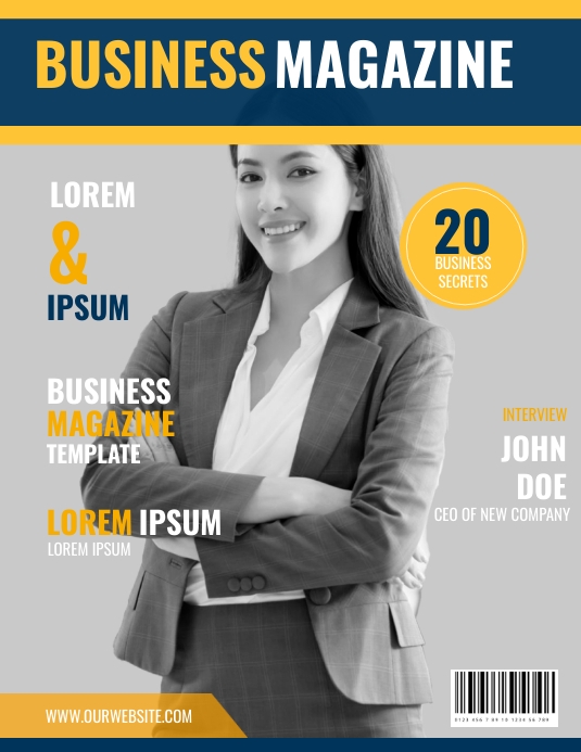 Business Magazine Ads Template | PosterMyWall