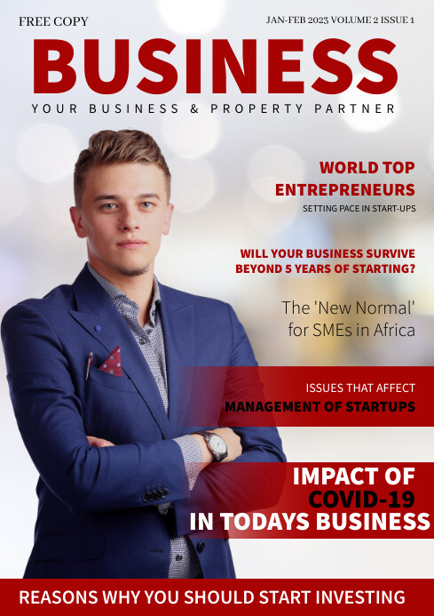 Business magazine cover Template | PosterMyWall