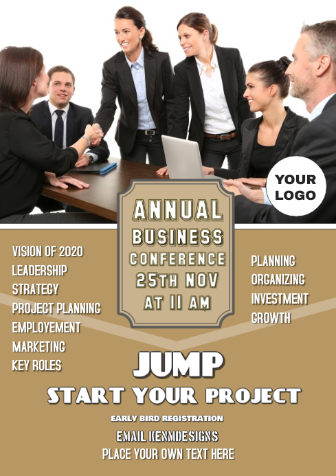 Business Management Planning Strategy Flyer Poster Template | PosterMyWall