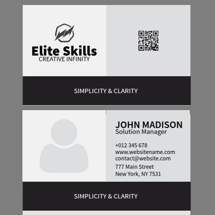 Business Manager Card Instagram Post template