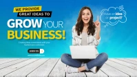 Business Marketing Ads Facebook Cover Video (16:9) template