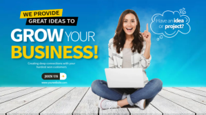 Business Marketing Ads Video copertina Facebook (16:9) template