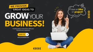Business Marketing Agency Vídeo de portada de Facebook (16:9) template