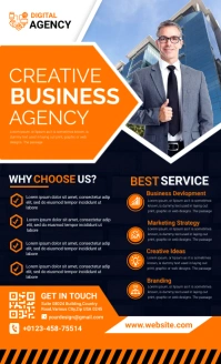 business marketing agency flyer template