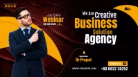 business marketing agency flyer Digitale display (16:9) template