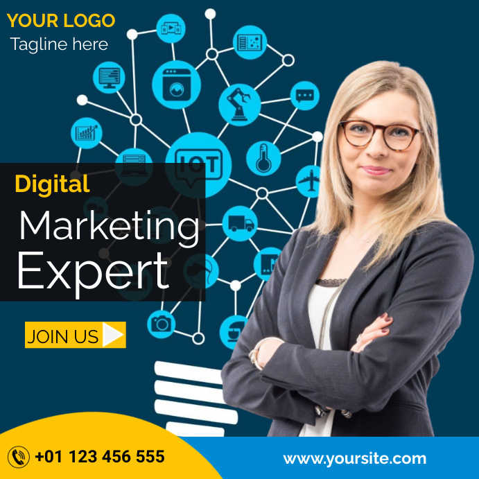 Business Marketing Publicação no Instagram template