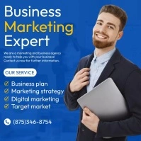 Business Marketing Expert Instagram-opslag template