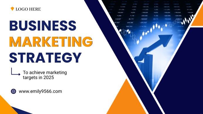 Business marketing strategy Presentation (16:9) template