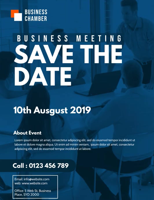 Save The Date Business Meeting save-the-date-business-meeting