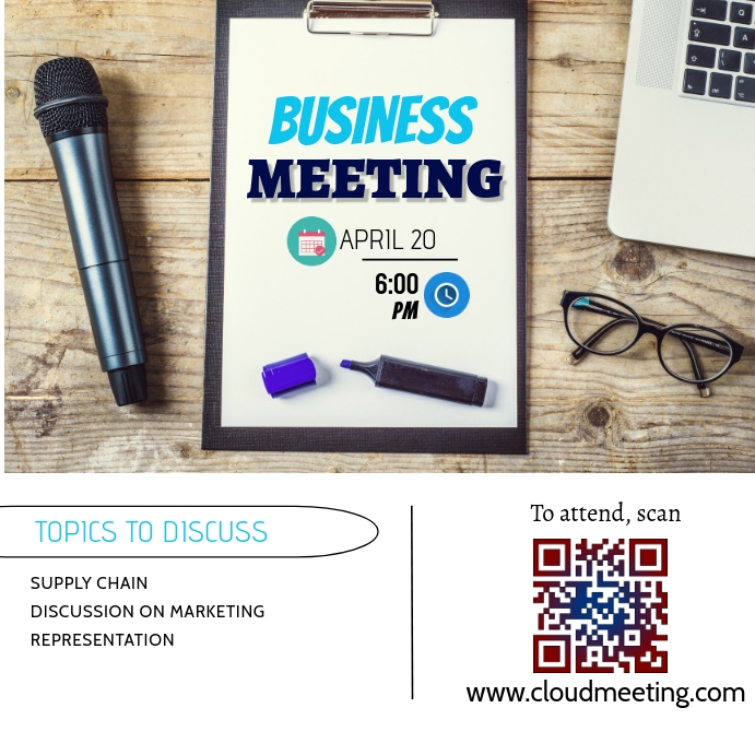 Business Meeting for Instagram template