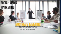 BUSINESS MEETING PRESENTATION POST FLYER Digital Display (16:9) template