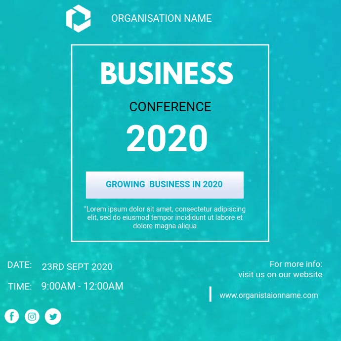 Business motion Poster Template | PosterMyWall