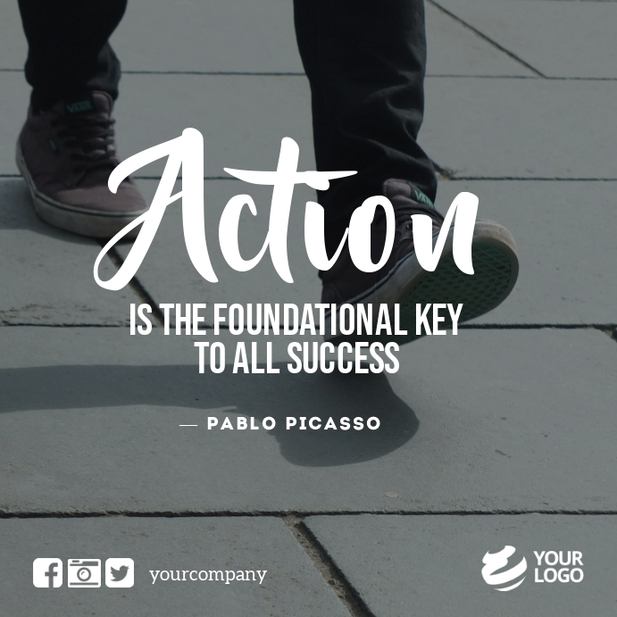 Business Motivation Quotes Instagram Facebook Template | PosterMyWall