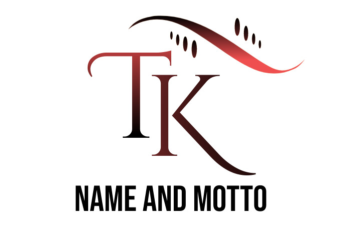 Business name logo A2 template