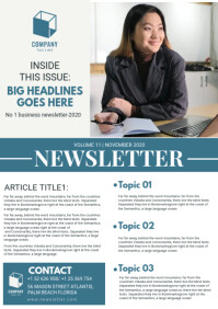 Spread The Word With Customizable Newsletters Postermywall Spread The Word With Customizable Newsletters Postermywall