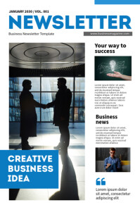 Poster Project Newsletter Newsletter Design Template | PosterMyWall