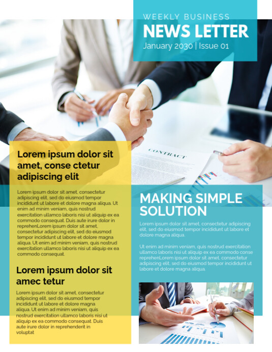 Copy of Business Newsletter Template | PosterMyWall