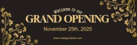 Business opening ad email header template
